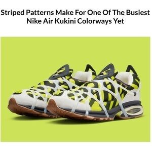 NWT Nike Air Kukini “Bright Cactus” Neon Green Black White DX8004-300 Men’s 9.5